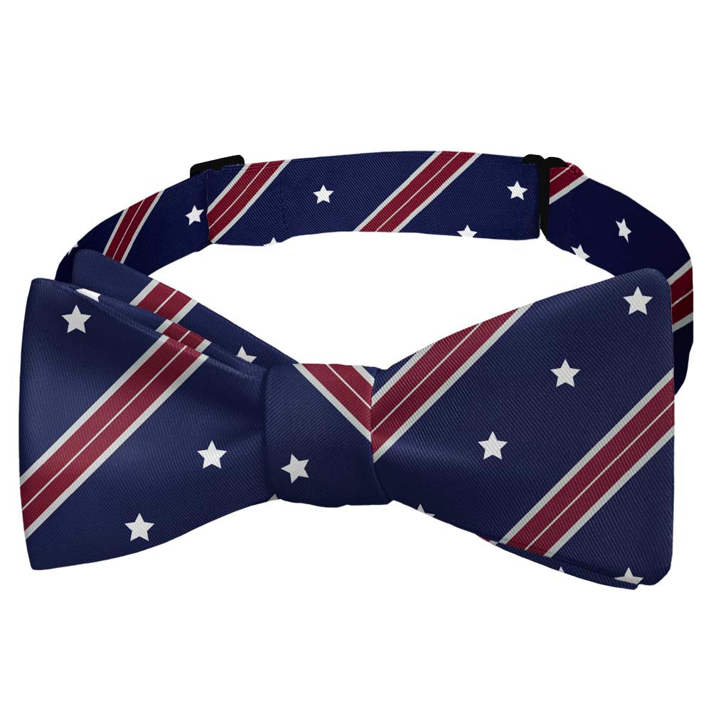 Star Spangled Bow Tie - Self Tie Bow Tie - Knotty Tie Co.