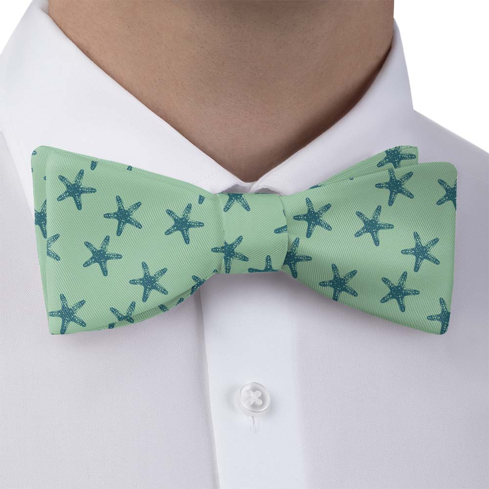 Starfish Bow Tie - Self Tie Bow Tie - Knotty Tie Co.
