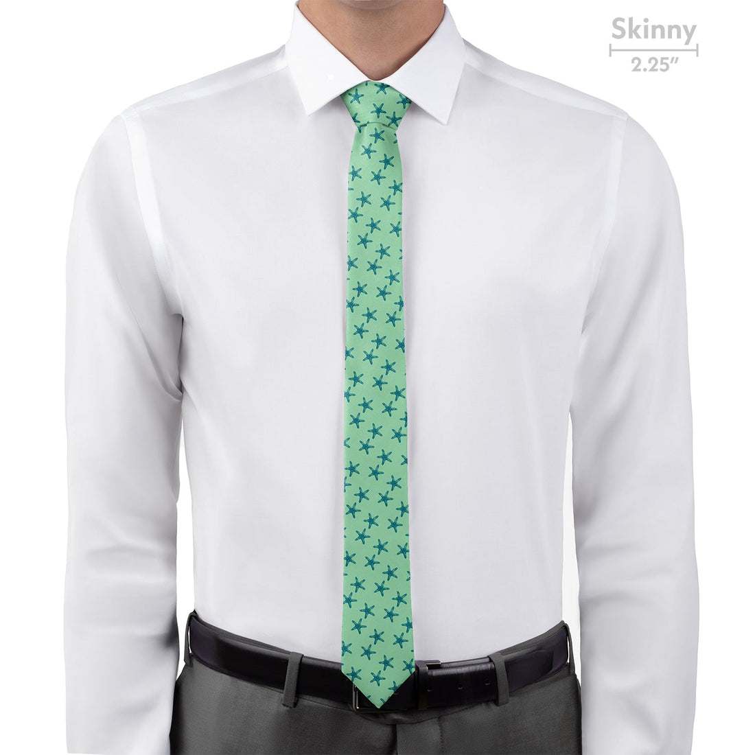 Starfish Necktie - Skinny - Knotty Tie Co.