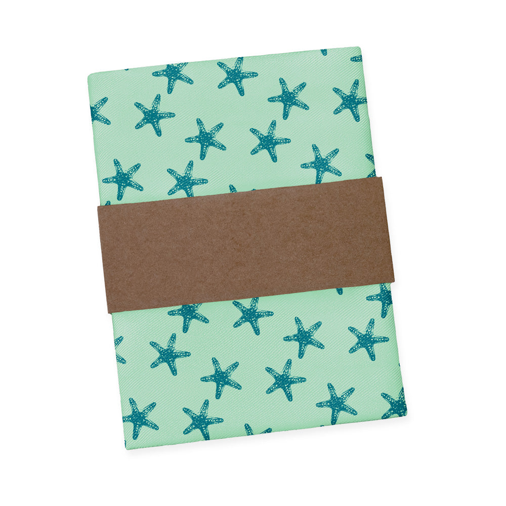 Starfish Pocket Square - Packaging - Knotty Tie Co.
