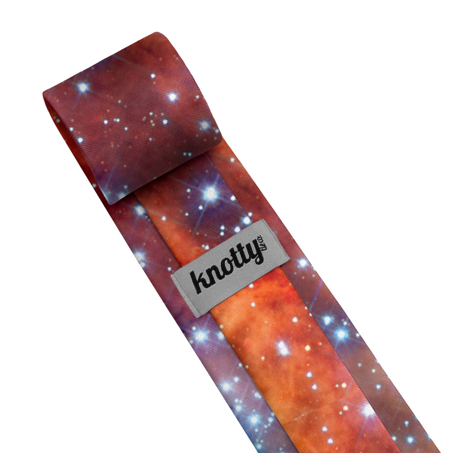 Stars Collide Necktie - Tag - Knotty Tie Co.