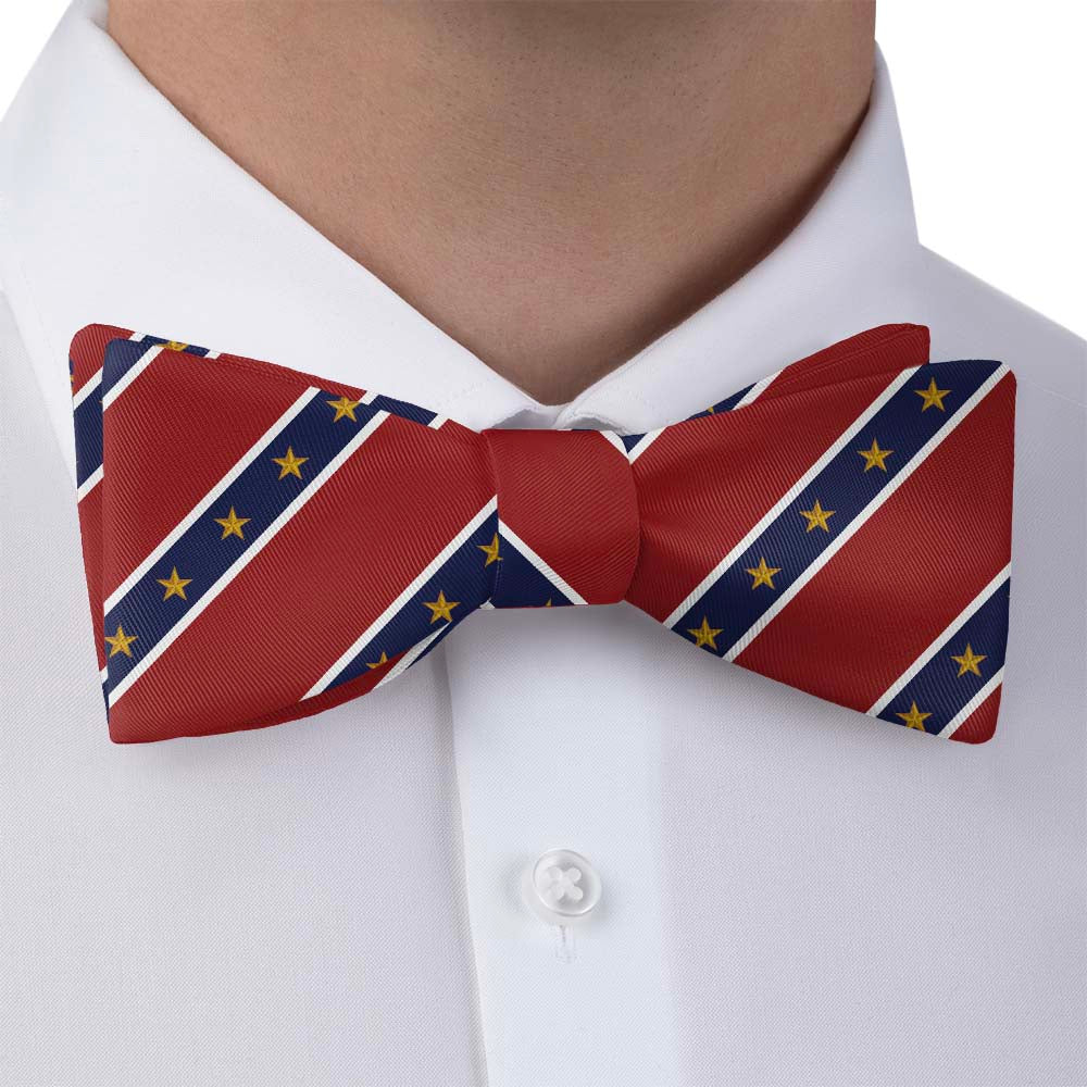 Stars in Stripes Bow Tie - Self Tie Bow Tie - Knotty Tie Co.