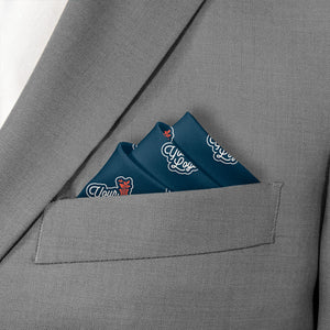 Custom Step & Repeat 1 Logo Pocket Square