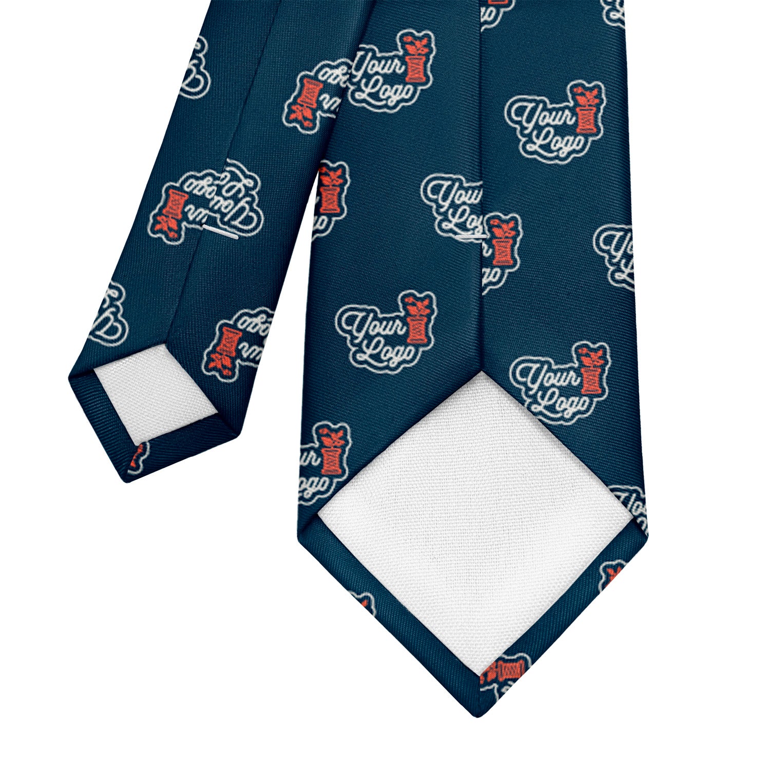 Custom Step & Repeat 1 Logo Tie - Tipping - Knotty Tie Co.