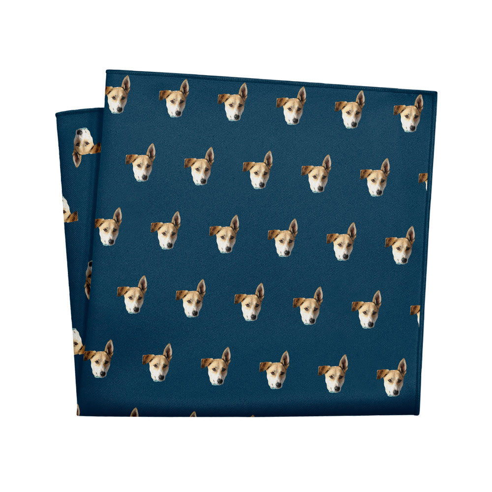 Step & Repeat 1 Photo Pocket Square - 12" Square - Knotty Tie Co.