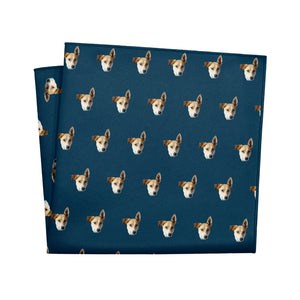 Step & Repeat 1 Photo Pocket Square - 12" Square - Knotty Tie Co.