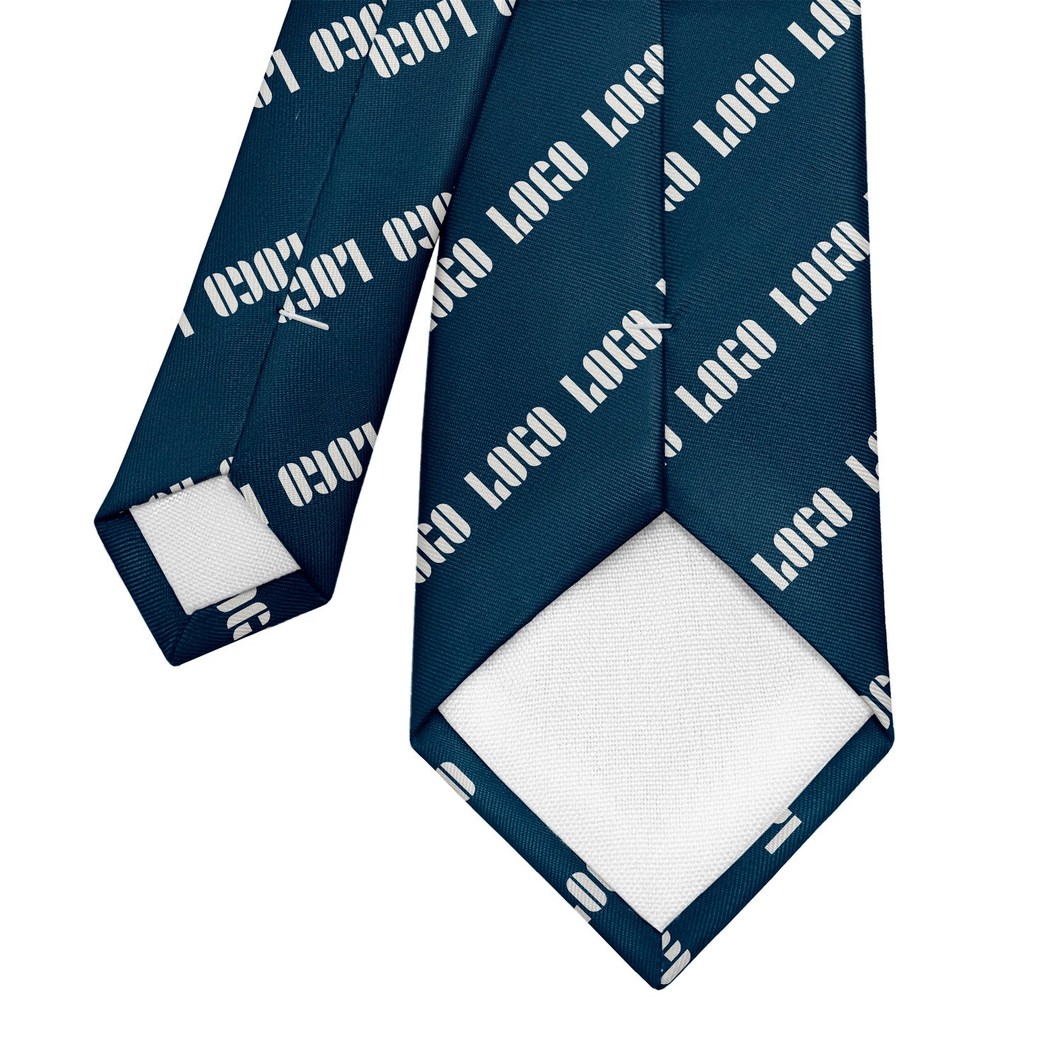 Custom Step & Repeat 3 Logo Tie - Tipping - Knotty Tie Co.