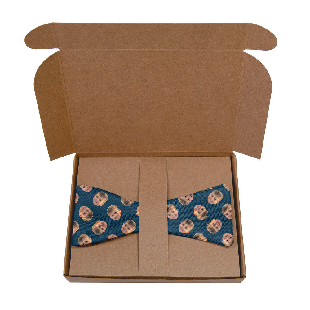 Step & Repeat 4 Photo Bow Tie - Kraft Gift Box Packaging - Knotty Tie Co.