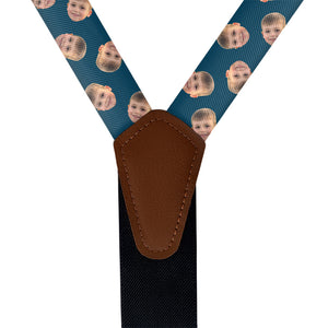 Step & Repeat 4 Photo Suspenders - Vegan Leather Y-Back - Knotty Tie Co.