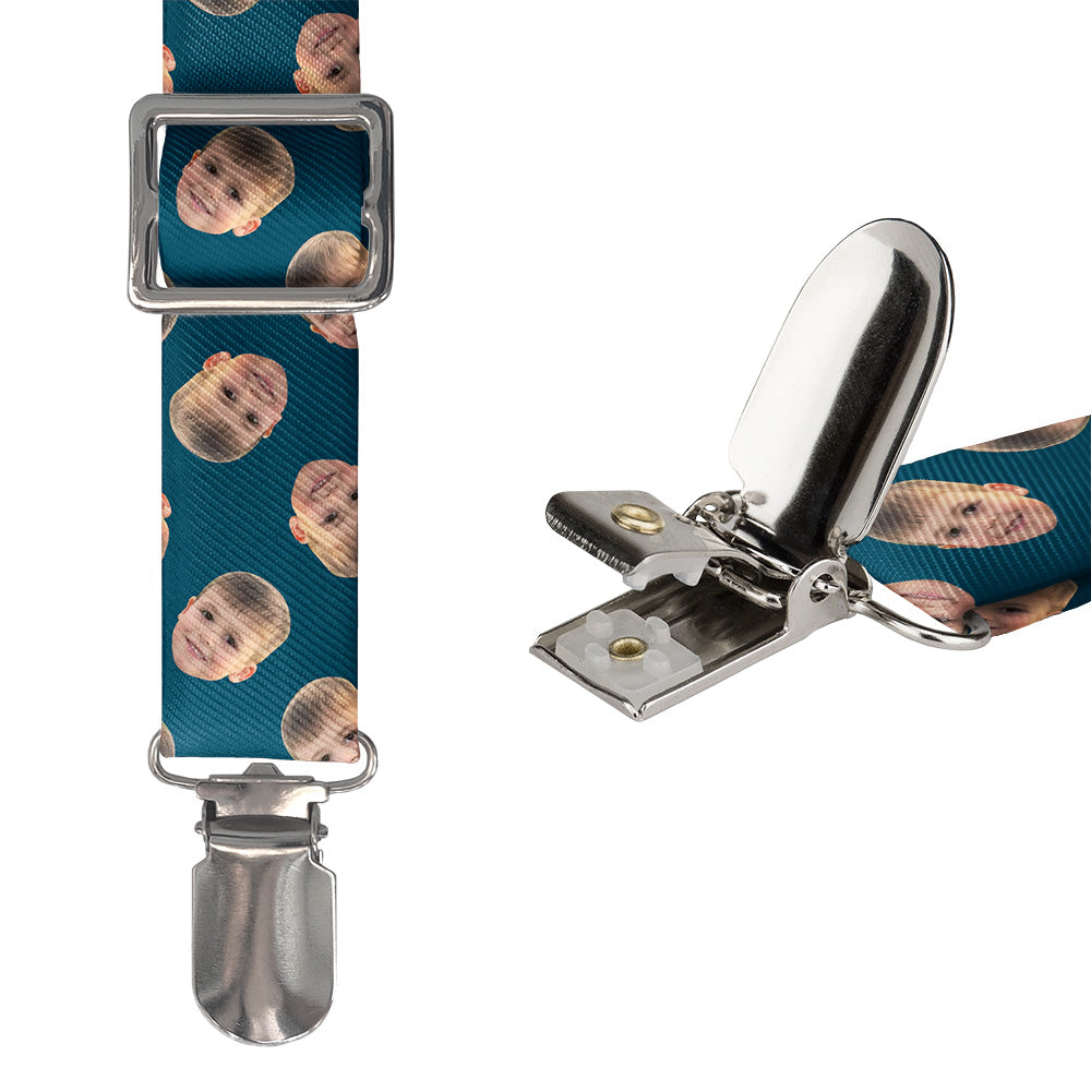 Step & Repeat 4 Photo Suspenders - Hardware and Strap - Knotty Tie Co.