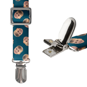 Step & Repeat 4 Photo Suspenders - Hardware and Strap - Knotty Tie Co.