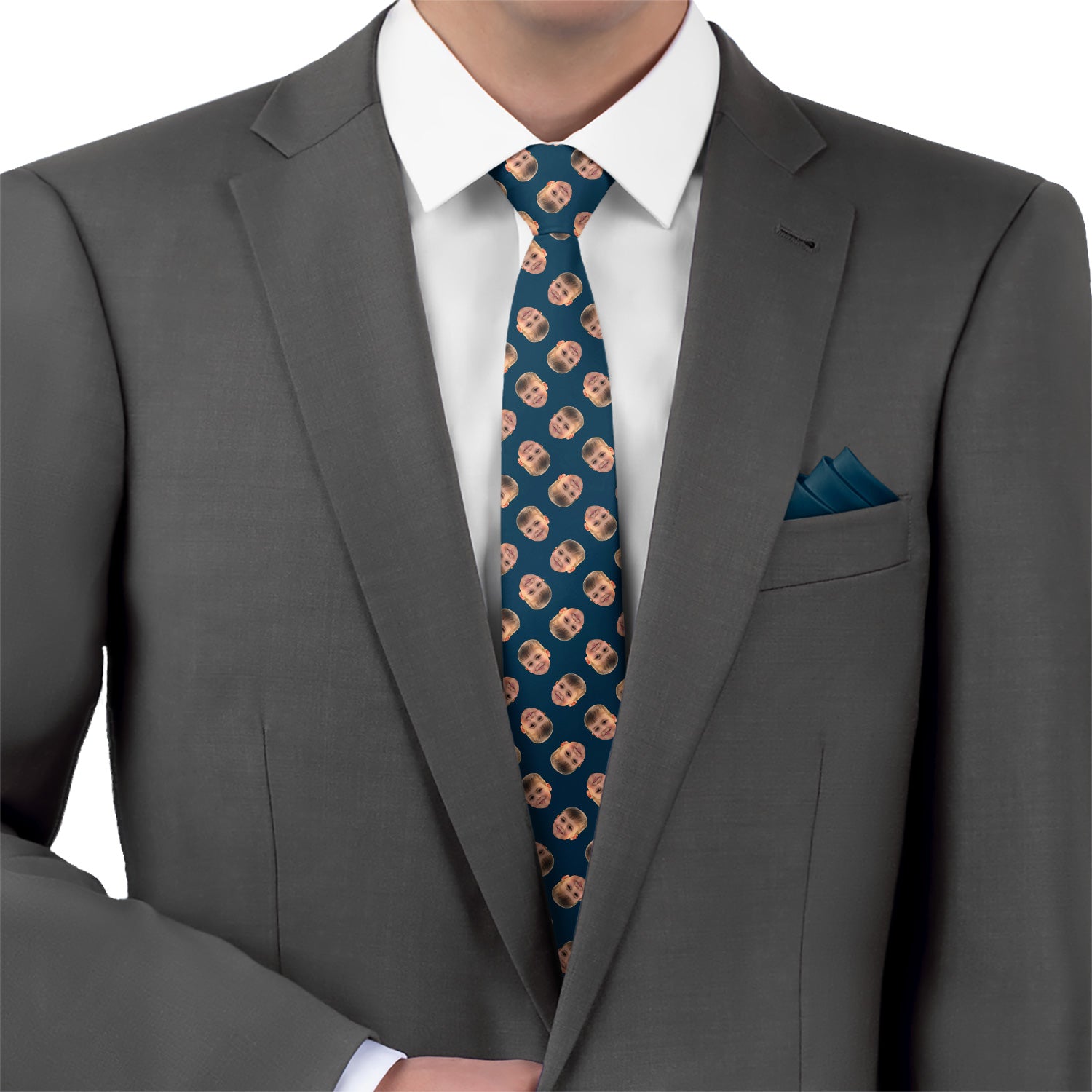 Step & Repeat 4 Photo Tie - Suit - Knotty Tie Co.