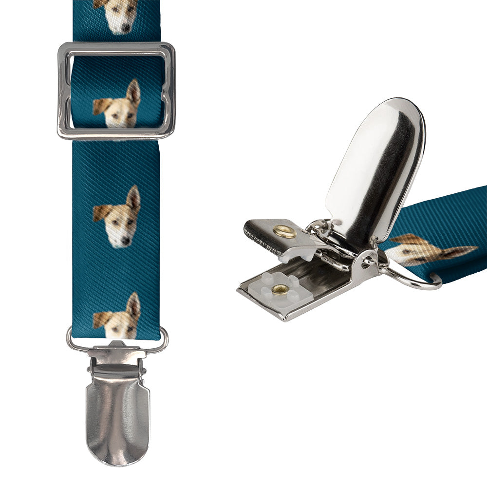 Step & Repeat 1 Photo Suspenders - Hardware and Strap - Knotty Tie Co.