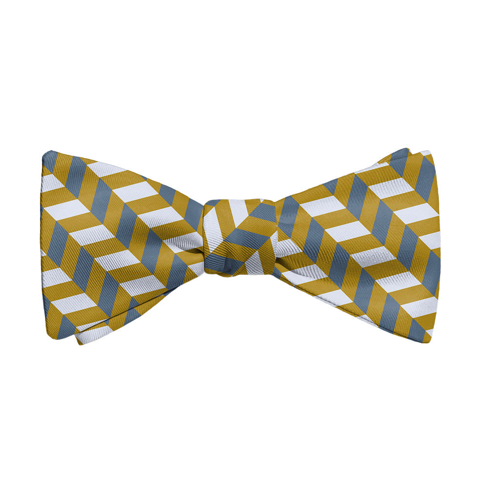Steps Geometric Bow Tie - Adult Standard Self-Tie 14-18" -  - Knotty Tie Co.