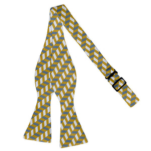 Steps Geometric Bow Tie - Adult Extra-Long Self-Tie 18-21" -  - Knotty Tie Co.