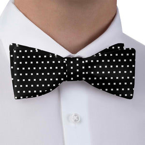 Stitch Geometric Bow Tie - Bow Tie with Dress Shirt - Knotty Tie Co.
