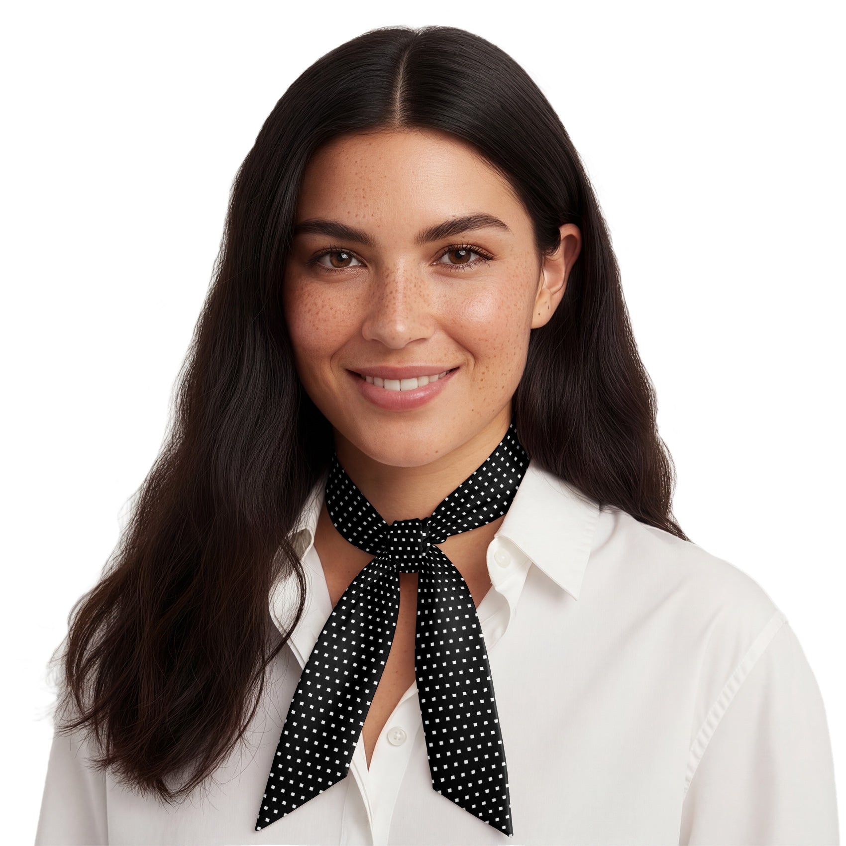 Stitch Geometric Hair Scarf - Neck Scarves - Knotty Tie Co.