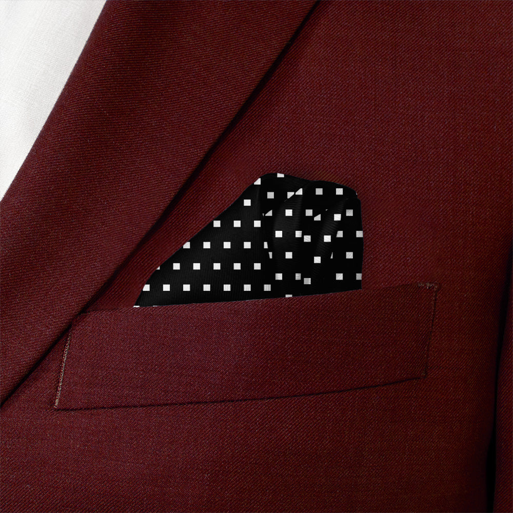 Stitch Geometric Pocket Square - Wave Fold - Knotty Tie Co.