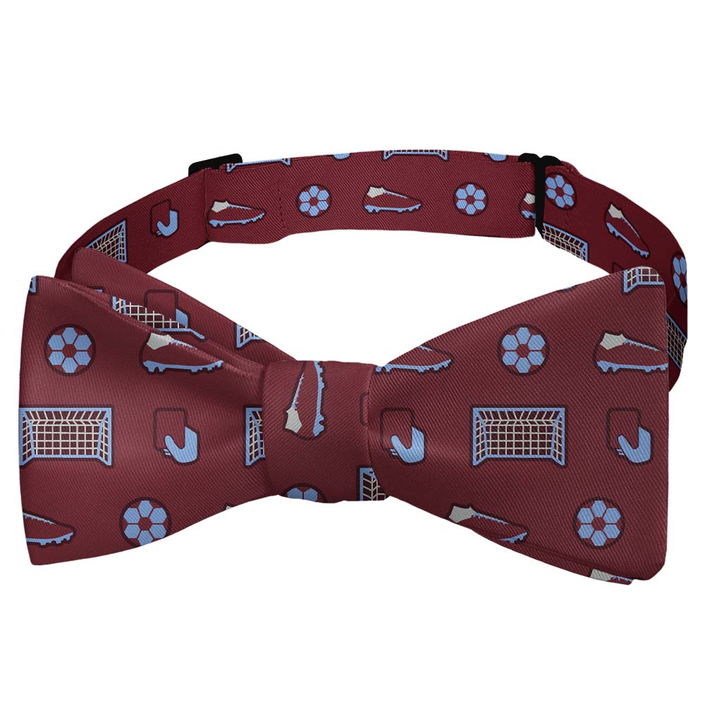 Strike It Soccer Bow Tie - Self Tie Bow Tie - Knotty Tie Co.