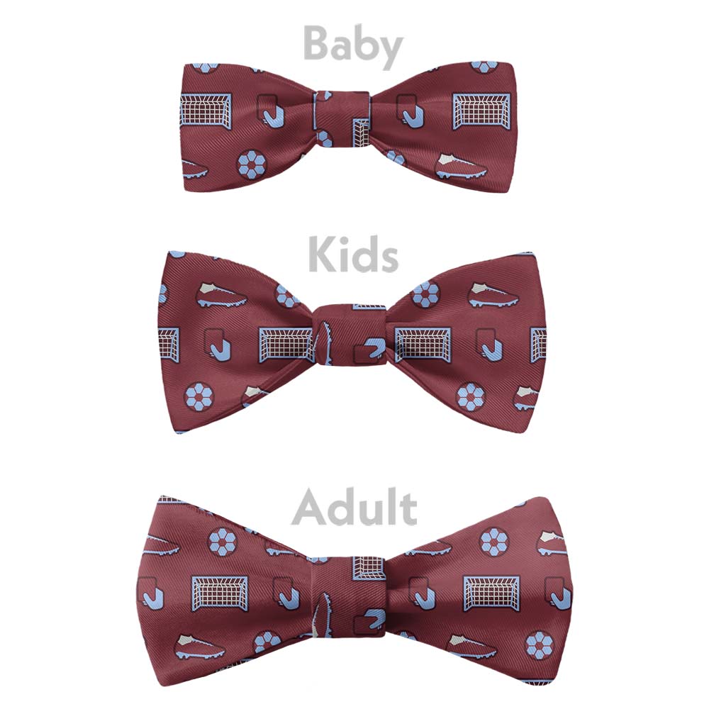 Strike It Soccer Bow Tie - Bow Sizes - Knotty Tie Co.
