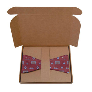 Strike It Soccer Bow Tie- Kraft Gift Box Packaging - Knotty Tie Co.