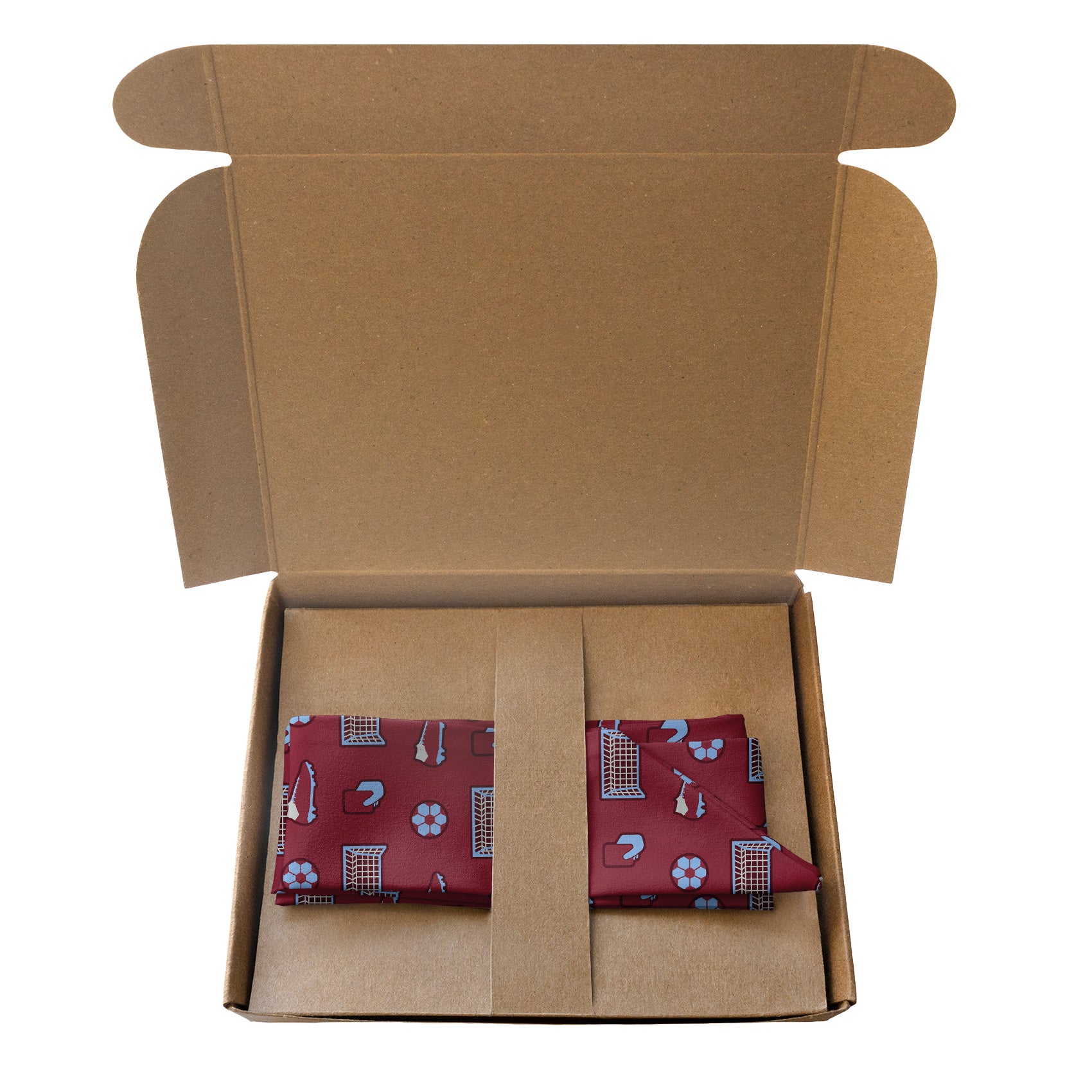 Strike It Soccer Hair Scarf - Packaging - Knotty Tie Co.