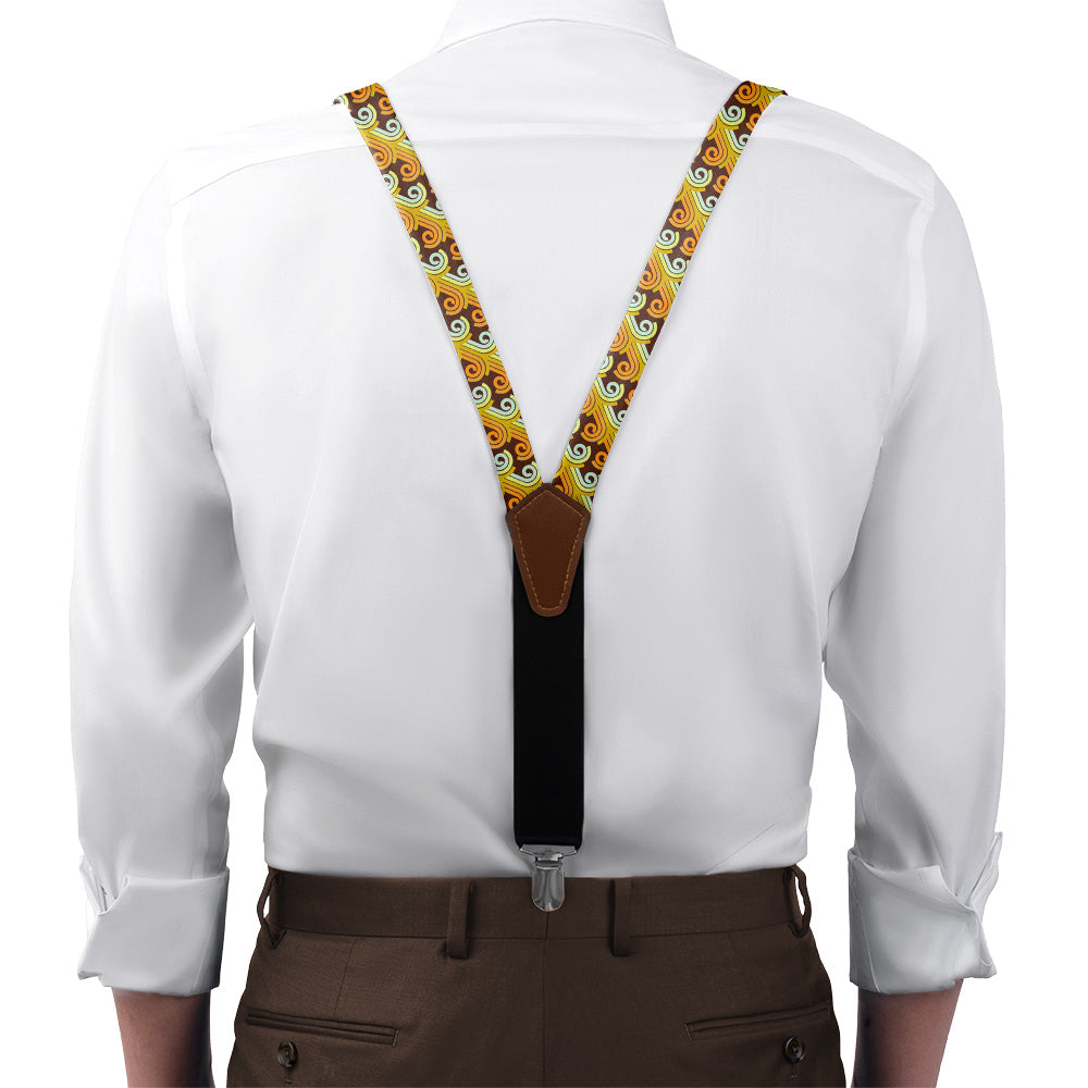 Strut & Jive Suspenders - On Model Front View - Knotty Tie Co.