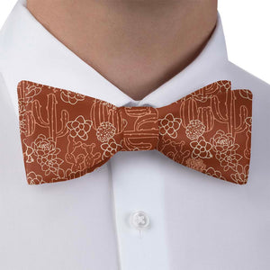 Succulent Cactus Garden Bow Tie - Bow Tie with Dress Shirt - Knotty Tie Co.