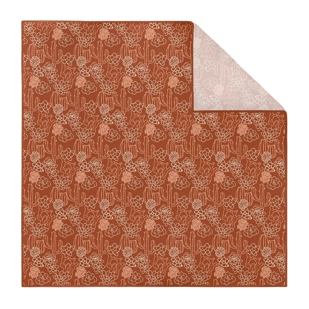 Succulent Cactus Garden Pocket Square