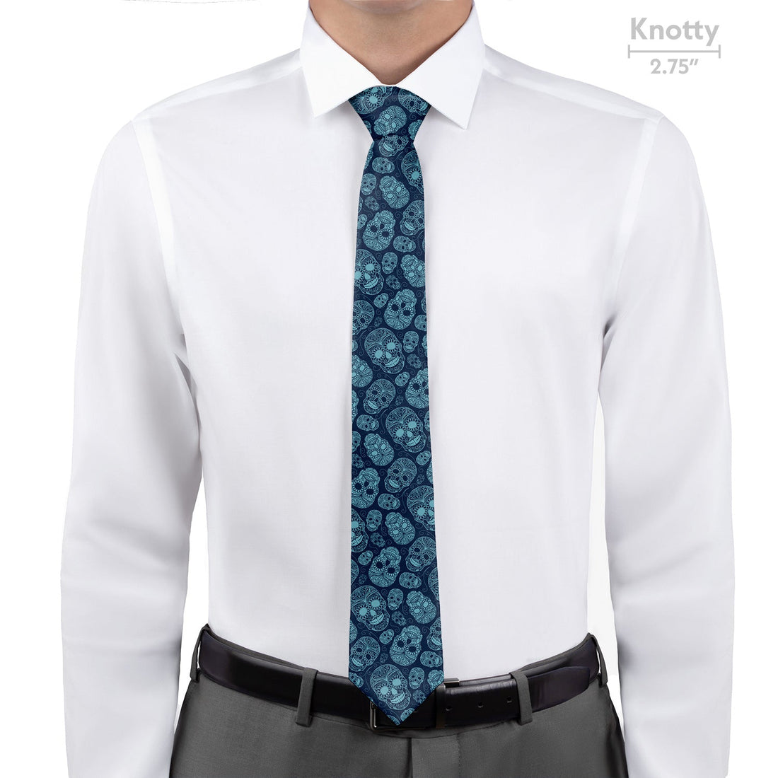 Sugar Skull Necktie - Knotty - Knotty Tie Co.