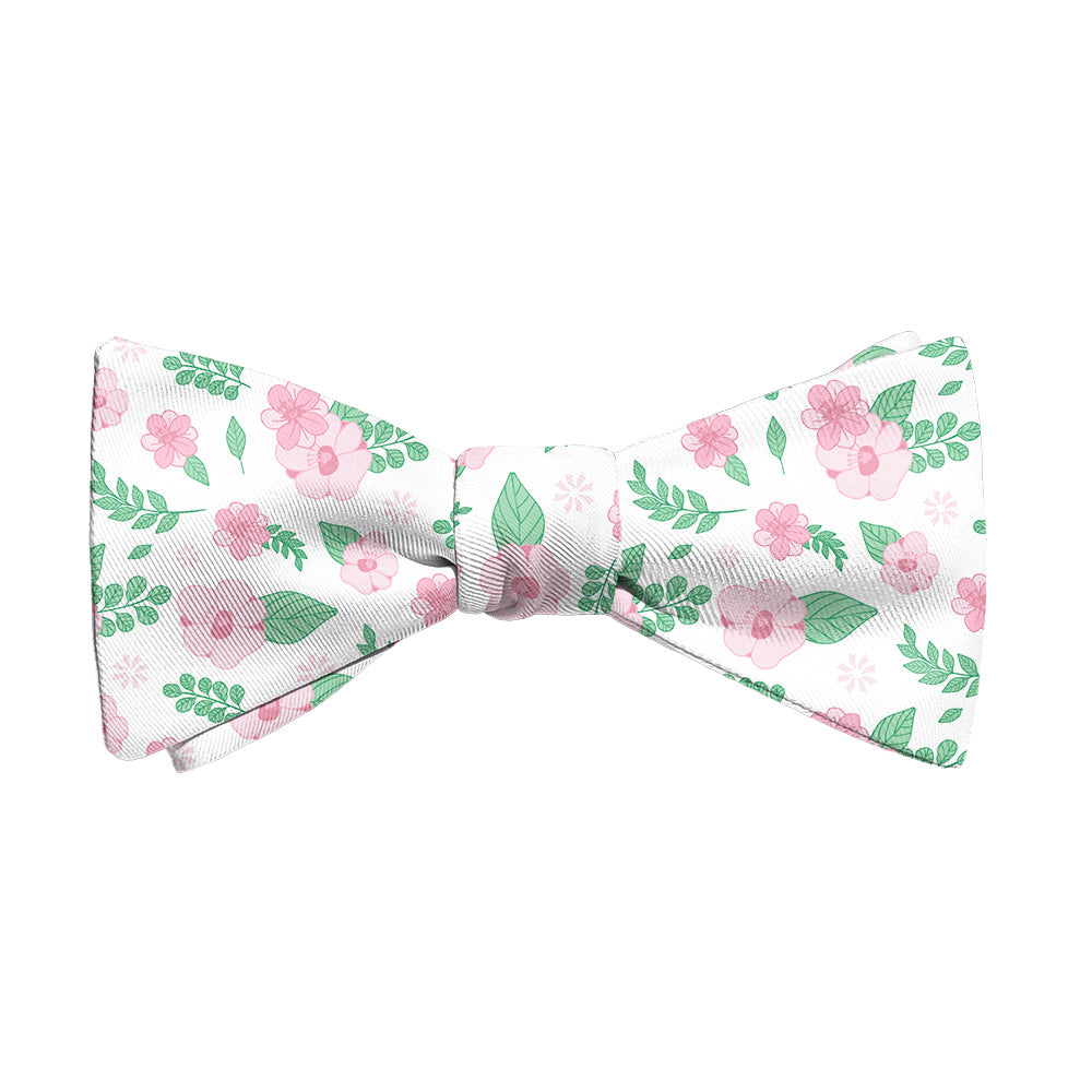 Sugar Floral Bow Tie - Adult Standard Self-Tie 14-18" -  - Knotty Tie Co.
