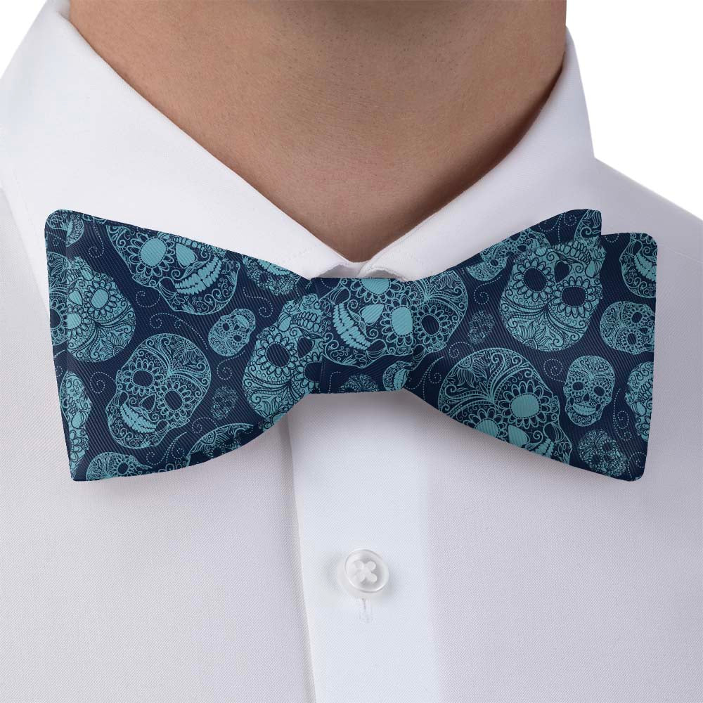 Sugar Skull Bow Tie - Bow Tie with Dress Shirt - Knotty Tie Co.