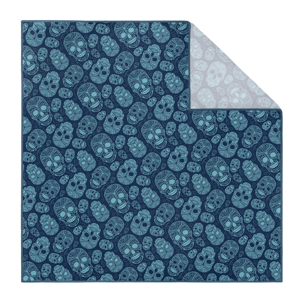 Sugar Skull Pocket Square - Printed - Knotty Tie Co.