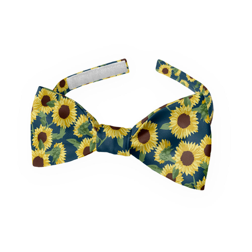 Sunflower Floral Bow Tie - Kids Pre-Tied 9.5-12.5" -  - Knotty Tie Co.