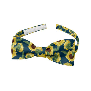 Sunflower Floral Bow Tie - Baby Pre-Tied 9.5-12.5" -  - Knotty Tie Co.