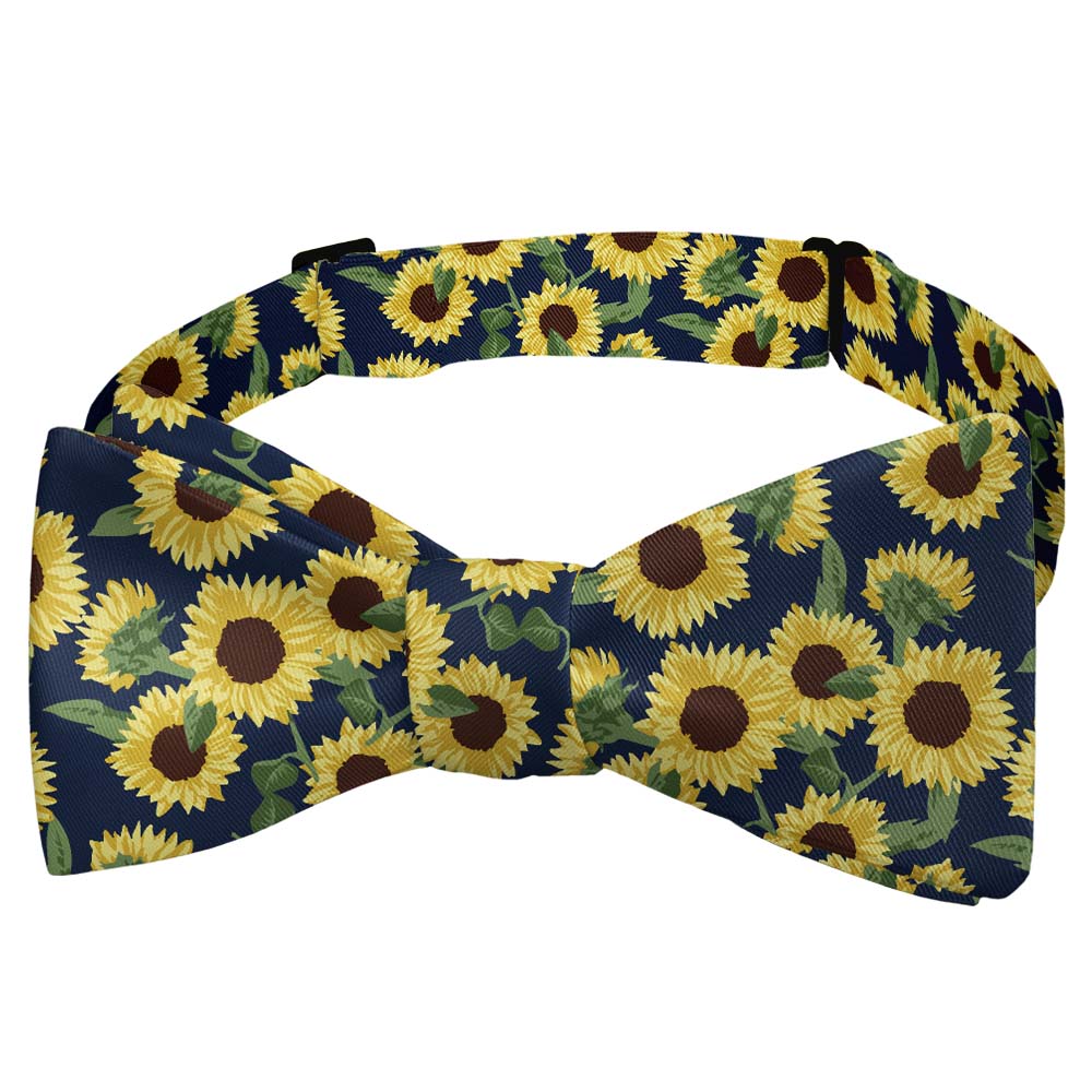 Sunflower Floral Bow Tie - Self Tie Bow Tie - Knotty Tie Co.