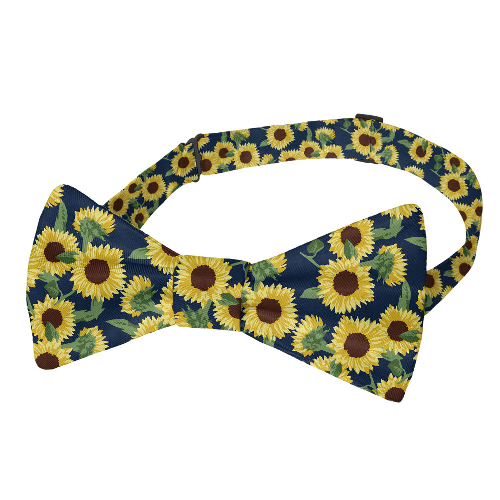 Sunflower Floral Bow Tie - Pre-Tied Bow Tie - Knotty Tie Co.