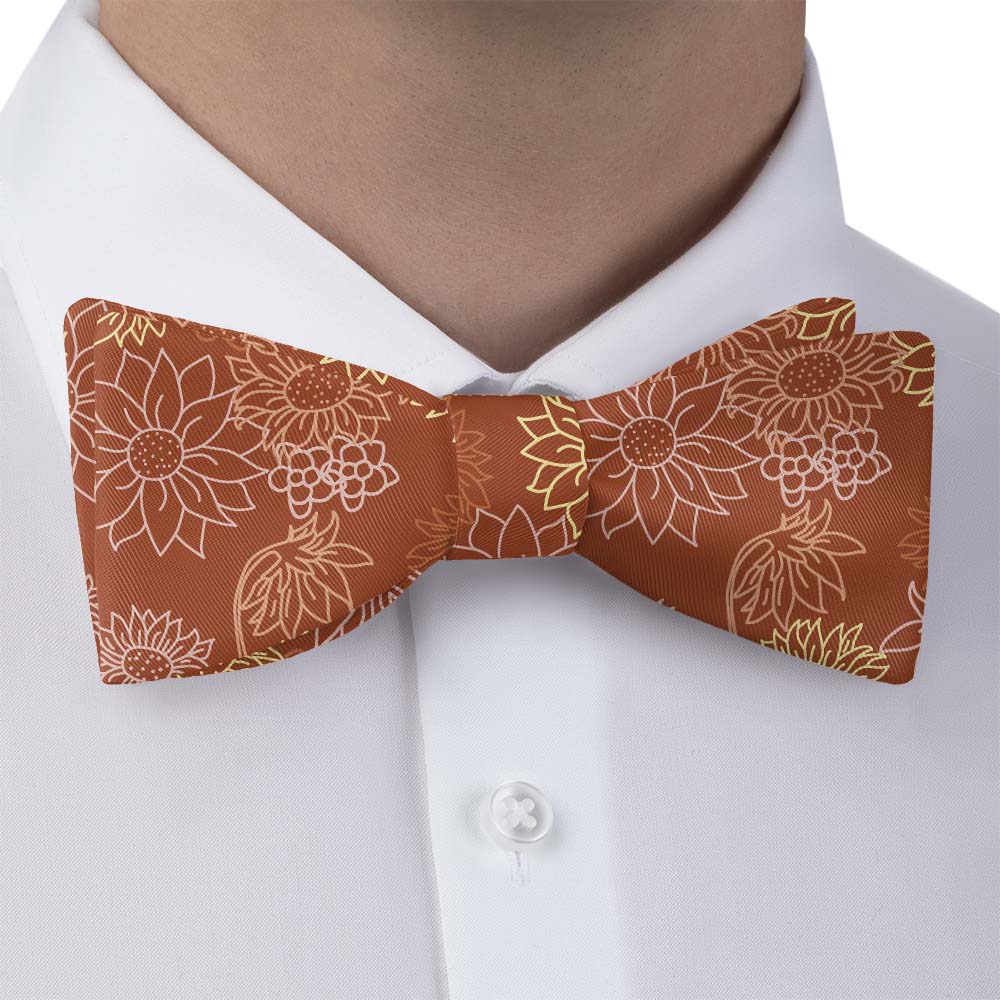 Sunflower Garden Bow Tie - Bow Tie with Dress Shirt - Knotty Tie Co.
