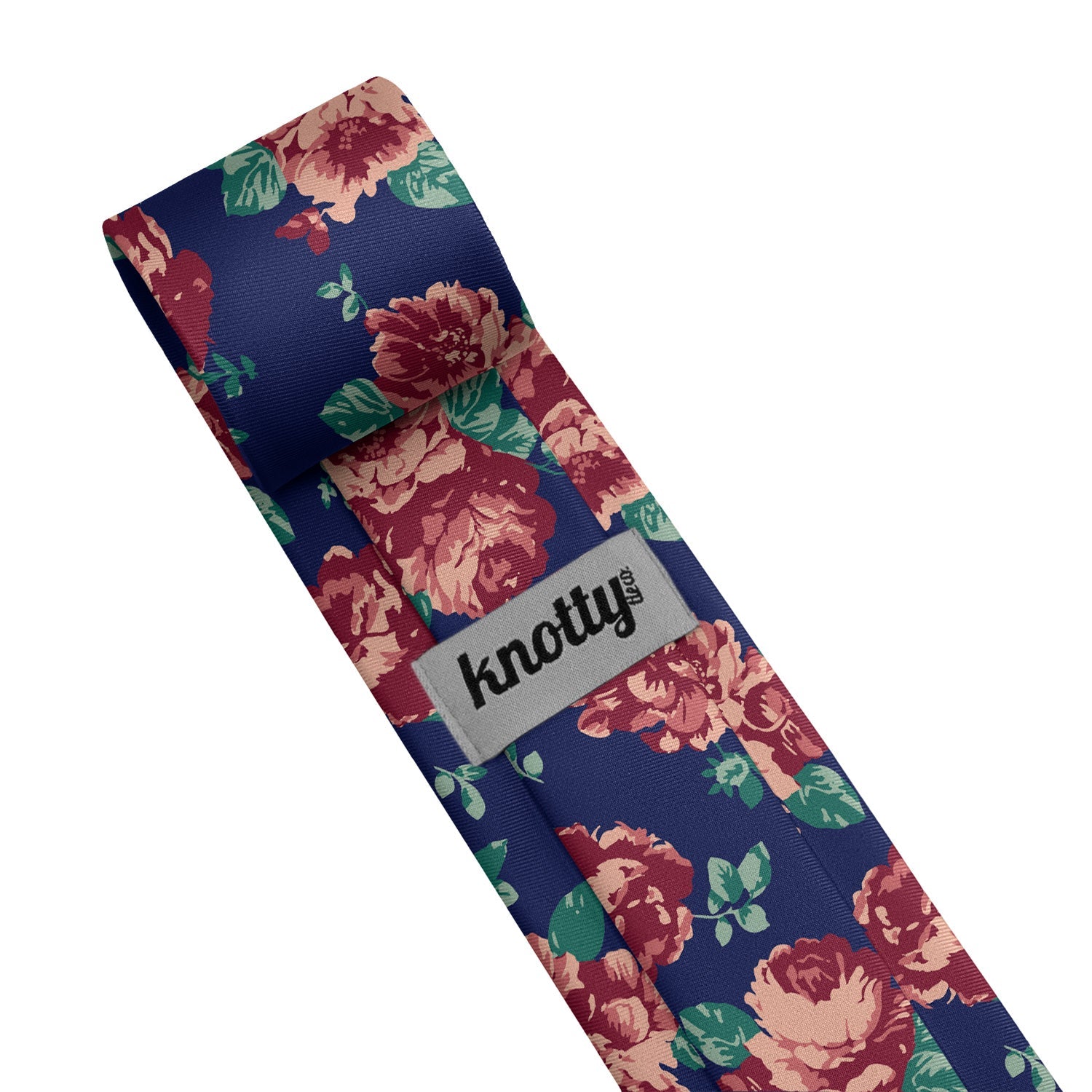 Sylvan Floral Necktie - Tag - Knotty Tie Co.