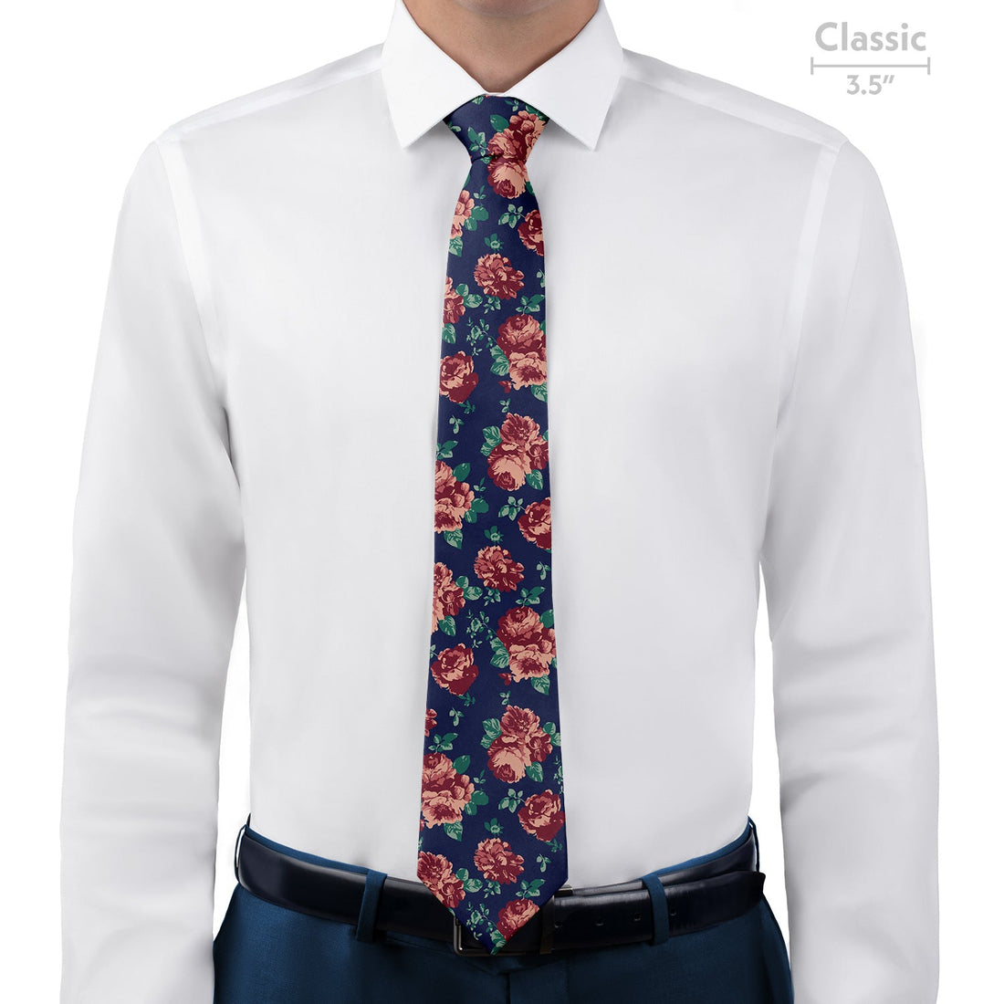 Sylvan Floral Necktie - Classic - Knotty Tie Co.