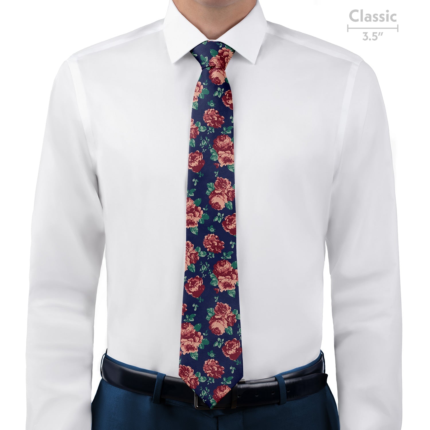Sylvan Floral Necktie - Classic - Knotty Tie Co.