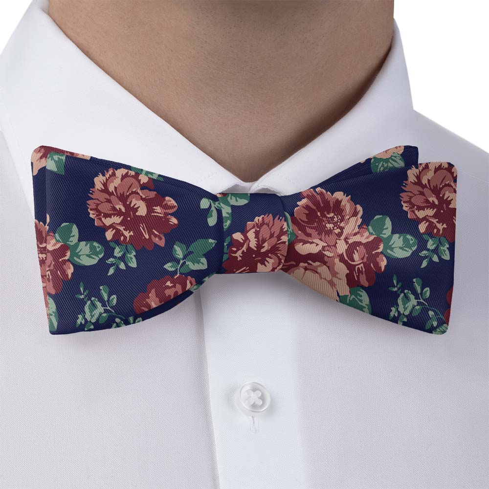 Sylvan Floral Bow Tie - Self Tie Bow Tie - Knotty Tie Co.