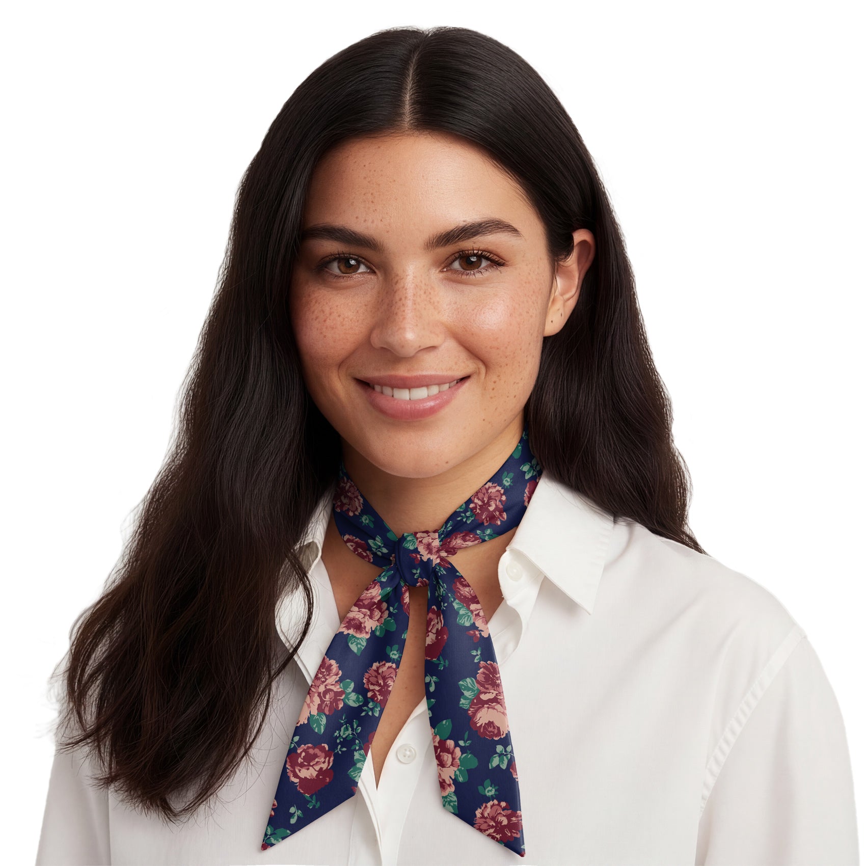 Sylvan Floral Hair Scarf - Neck Scarves - Knotty Tie Co.