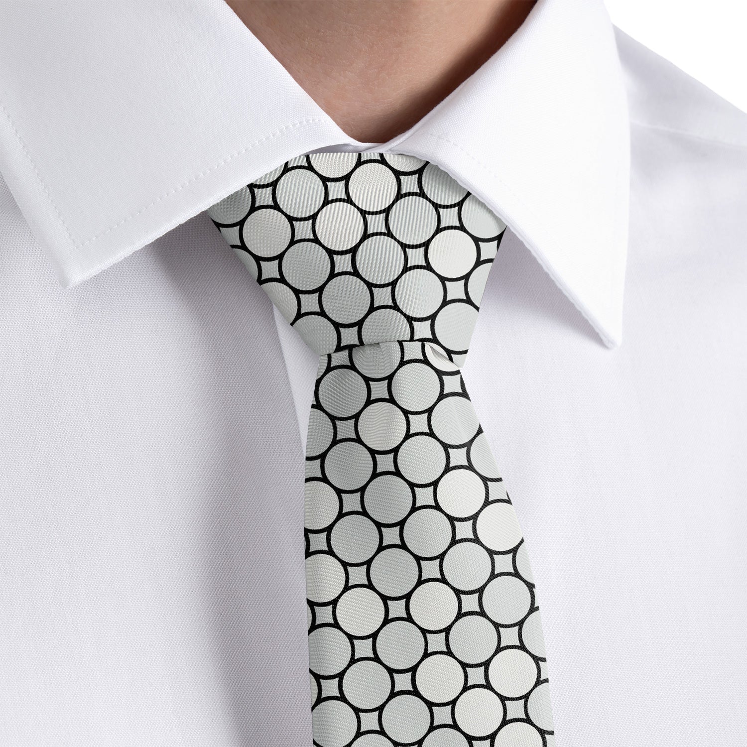 Syracuse Dots Necktie - Dress Shirt - Knotty Tie Co.