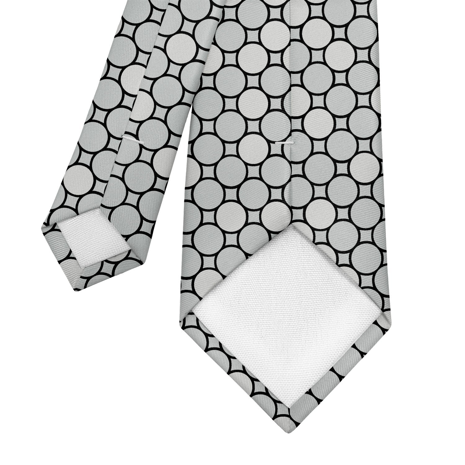 Syracuse Dots Necktie - Tipping - Knotty Tie Co.