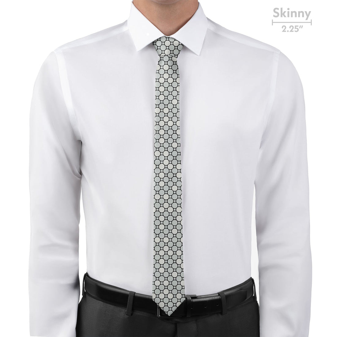 Syracuse Dots Necktie - Skinny - Knotty Tie Co.
