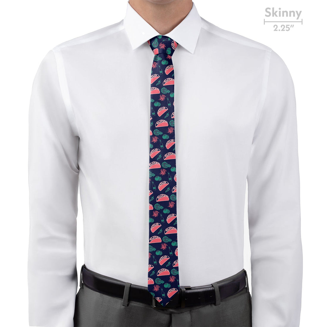 Taco Tuesday Necktie - Skinny - Knotty Tie Co.