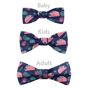 Taco Tuesday Bow Tie - Bow Sizes - Knotty Tie Co.