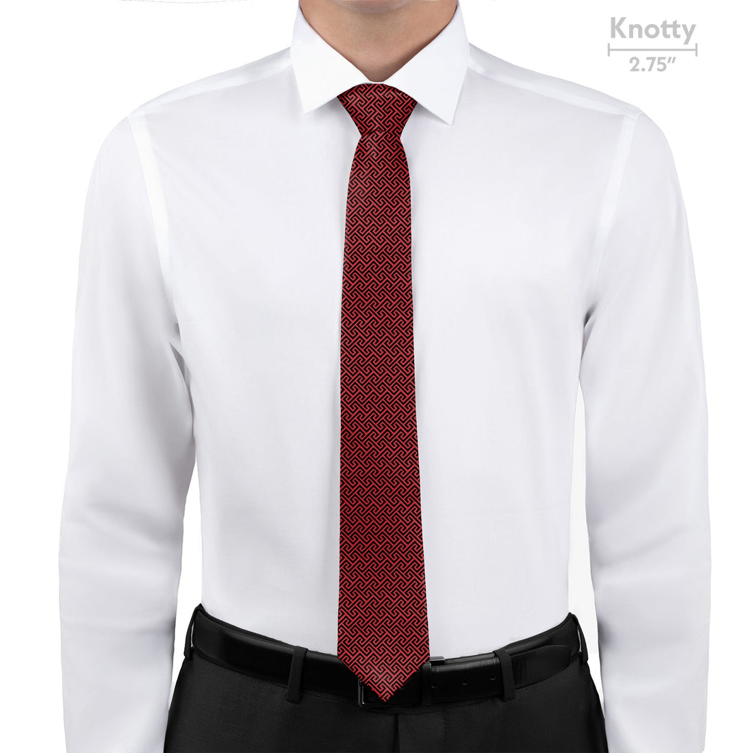 Tatami Geo Necktie - Knotty - Knotty Tie Co.