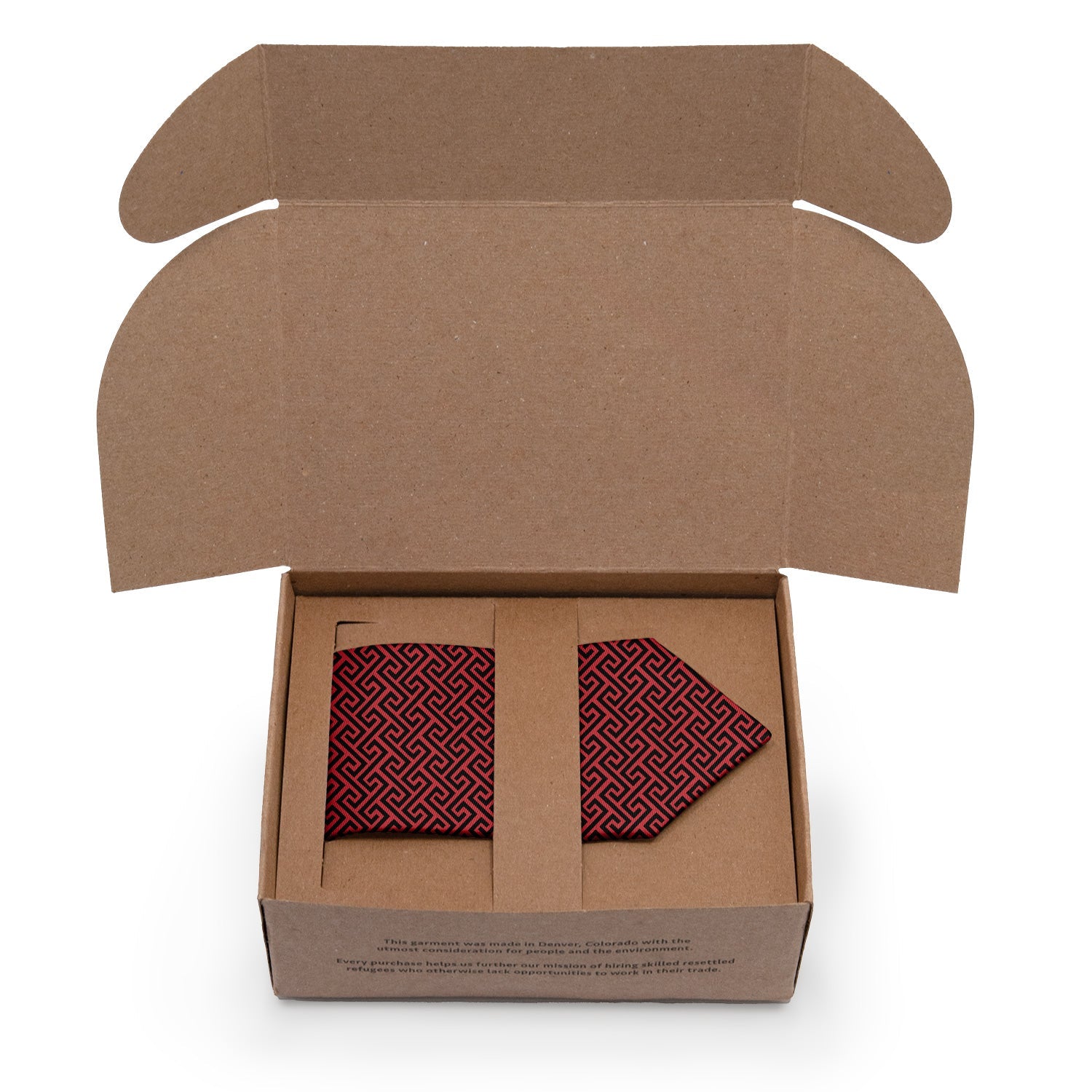 Tatami Geo Necktie - Packaging - Knotty Tie Co.